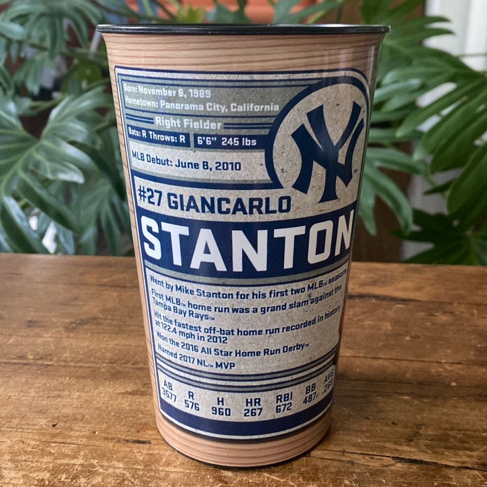 Giancarlo Stanton New York Yankees Stadium Souvenir Collector Cup 2018